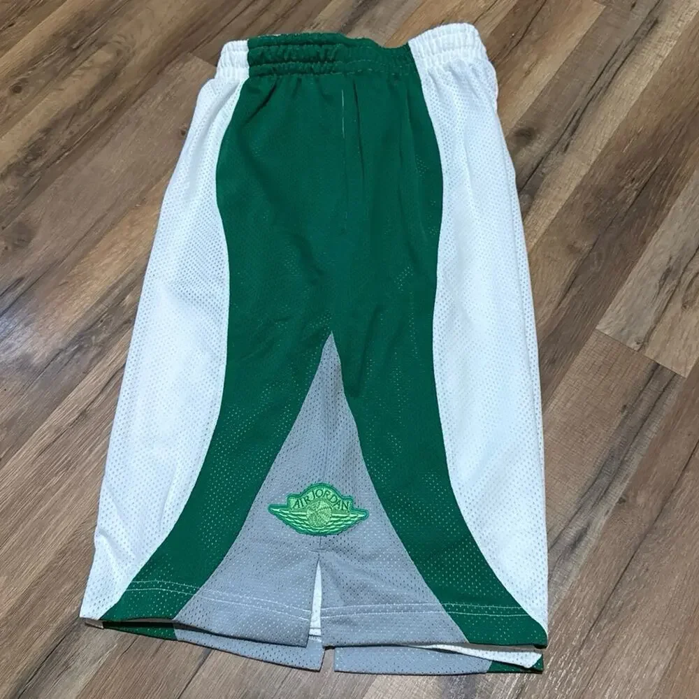 2005 Air Jordan 23 Mesh Green White Basketball 143853-102 Shorts